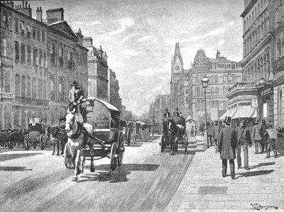 New Bridge Street, Blackfriars, 1891 by William Luker