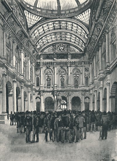 On Change - Royal Exchange, 1891 by William Luker