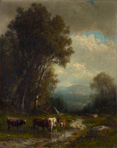 Landscape with Cattle by William M. Hart