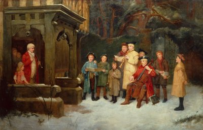 The Carol Singers by William M Spittle