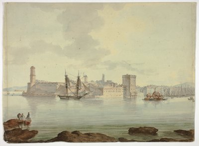 Harbor before Fortified Town by William Marlow