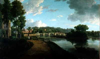 The Thames at Richmond, Surrey by William Marlow