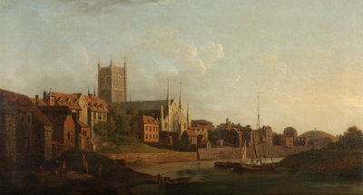 Worcester from the Severn, c.1760 by William Marlow