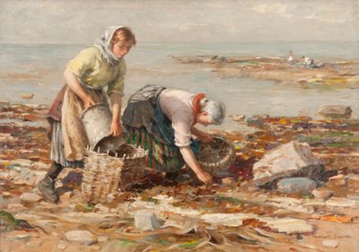 Mussel Gatherers by William Marshall Brown