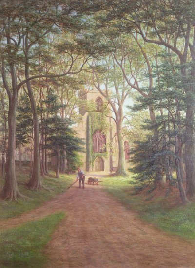 Harewood Church, Yorkshire by William Mellor