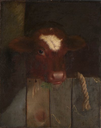 The Family Cow by William Merritt (after) Chase