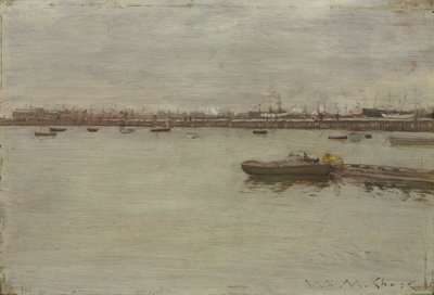 Gray Day on the Bay by William Merritt Chase