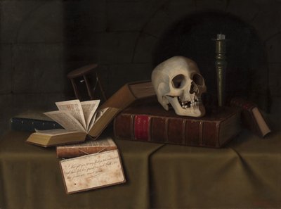 Memento Mori, "To This Favour" by William Michael Harnett