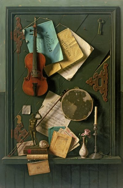 The Old Cupboard Door, 1889 by William Michael Harnett