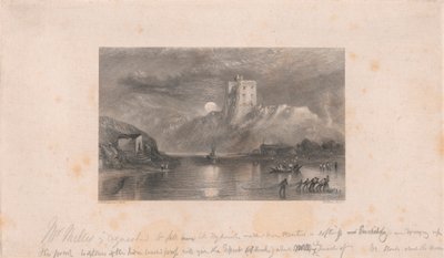 Norham Castle - Moonrise by William Miller