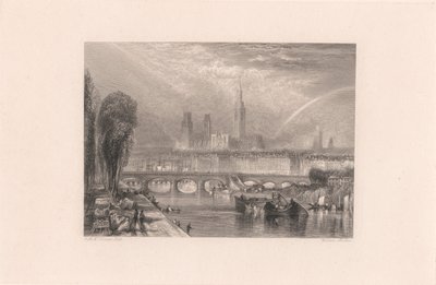Rouen, looking down the river by William Miller