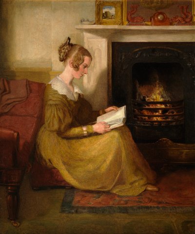 A Fireside Read, c.1825 by William Mulready
