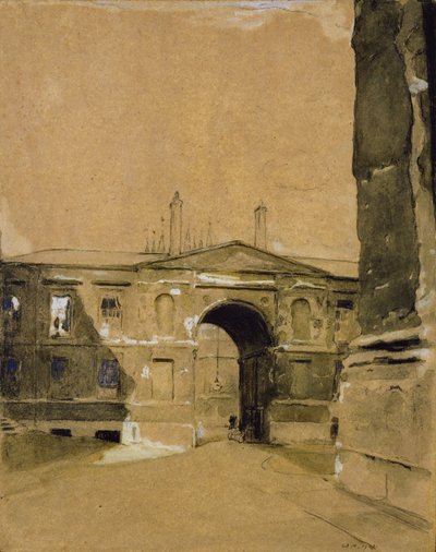 Canterbury Gate, Christ Church, Oxford by William Nicholson