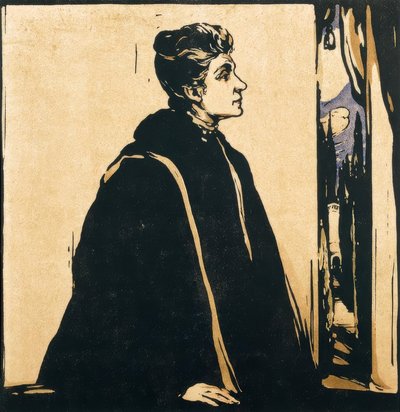Portrait of Eleonora Duse by William Nicholson