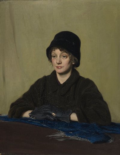 The Girl with a Tattered Glove by William Nicholson