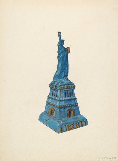 Bank: Statue of Liberty by William O. Fletcher