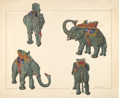 Toy Bank: Elephant by William O. Fletcher