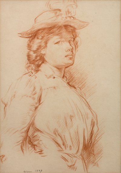 Portrait of Ida Nettleship by William Orpen