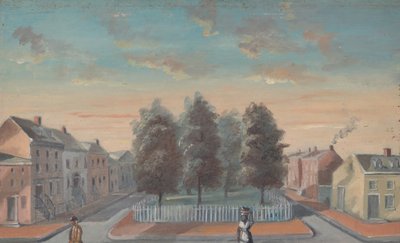 Baked Pears in Duane Park, 1870s by William P. Chappel