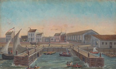 Old Ferry Stairs, 1870s by William P. Chappel