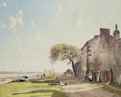 A Lancashire Village by William Page Atkinson Wells