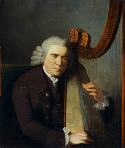 The Blind Harpist, John Parry, 1710-1782, 1775-91 by William Parry