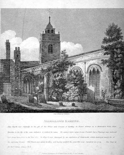 All Hallows-by-the-Tower Church, London by William Pearson