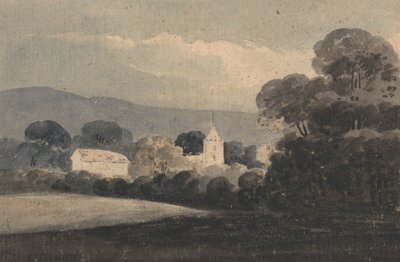 Landscape with a Church among Trees by William Pearson