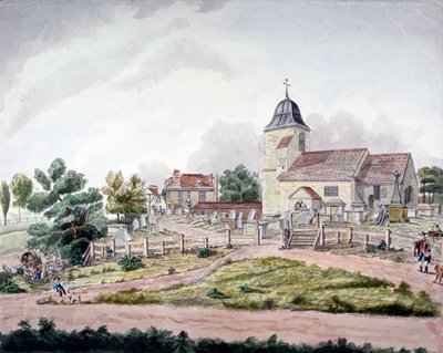 St Pancras Old Church, London by William Pennington
