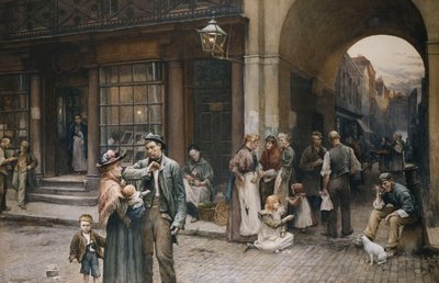 Saturday Night, 1898 by William Permeanus Cornish