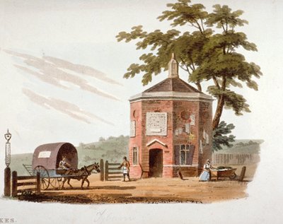 Tyburn Turnpike, London by William Pickett