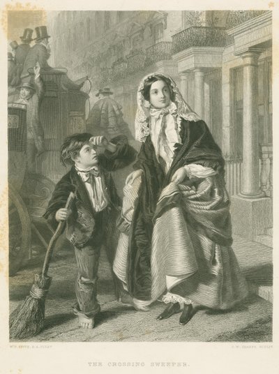 Bleak House: The Crossing Sweeper by William Powell Frith
