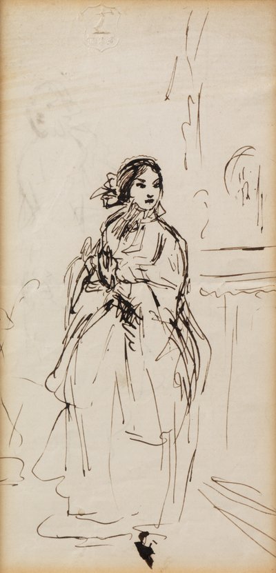 Hurrying Girl by William Powell Frith