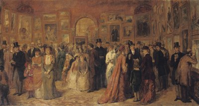 The Private View, 1881, 1882 by William Powell Frith