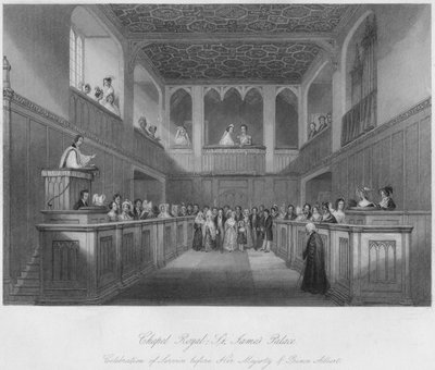 Chapel Royal - St. James Palace by William Radclyffe