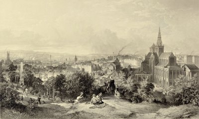 Glasgow from the Necropolis by William Richardson