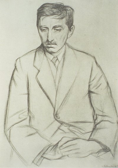 Portrait of E.M. Forster (1879-1970) by William Rothenstein