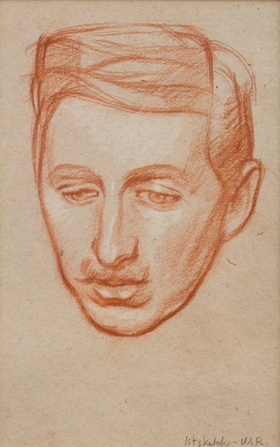 Portrait of E. M. Forster by William Rothenstein