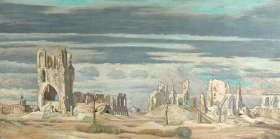 The Cloth Hall, Ypres by William Rothenstein