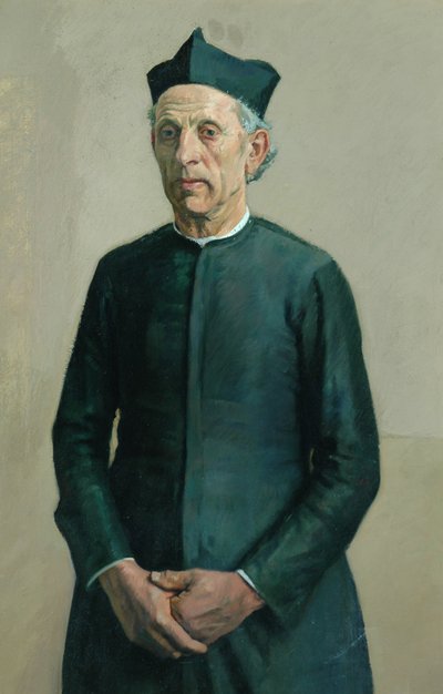 Village Priest by William Rothenstein
