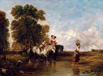 Through a Ford by William Shayer