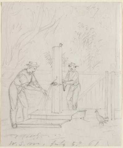 At the Pump, 1861 by William Sidney Mount