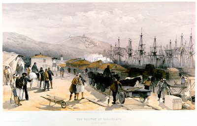 The Railway at Balaklava by William Crimea Simpson