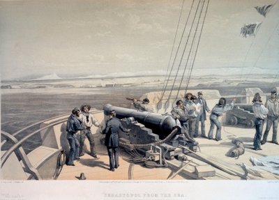 View of Sevastopol from the Sea by William Simpson