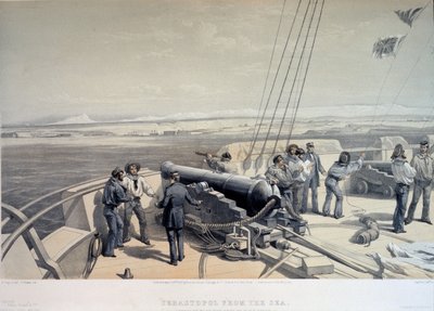 View of Sevastopol from the Sea by William Crimea Simpson