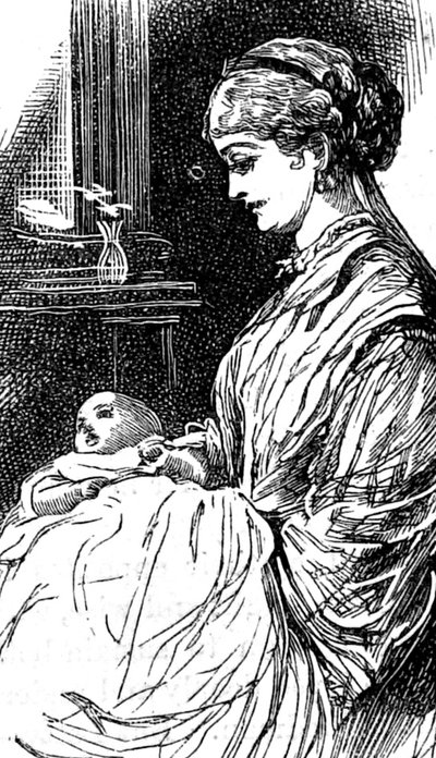A Young Mother Nursing Her Infant Child by William Small