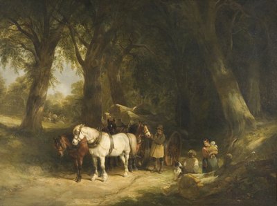 The Timber Wagon by William Snr. Shayer