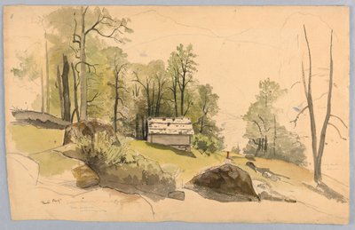Study for Landscape, Hasliberg, Switzerland by William Stanley Haseltine