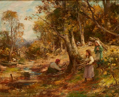 Gathering Firewood by William Stewart MacGeorge