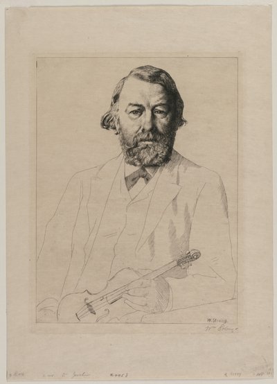 Dr. Joachim by William Strang